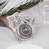 20MM Round snap Antique Silver Plated KB5410 snaps jewelry