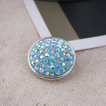 18mm Sugar snaps Alloy with multicolor rhinestones KB2329 snaps jewelry