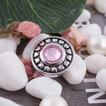 20MM snap Oct. birthstone pink KC5042 interchangable snaps jewelry