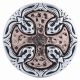20MM Cross snap Rose Gold and silver Plated KC6109 snaps jewelry