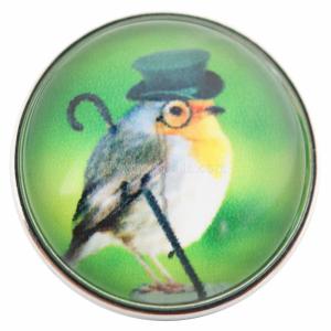 20MM snap glass bird C0168 interchangable snaps jewelry