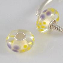 partner S925 murano lampwork glass beads