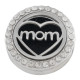 22mm love white alloy mom Aromatherapy/Essential Oil Diffuser Perfume Locket snap with 1pc 15mm discs as gift
