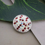 18mm Sugar snaps Alloy with rhinestones KB2405-AF snaps jewelry