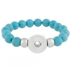 turquoise bracelets Fit 18/20mm snaps chunks