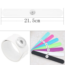 Creative papa circle Silica gel Hot Sale Trendy Snap Button Bracelet Bangles fit 20MM Snap Jewelry fun gift