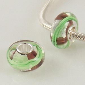 partner S925 murano lampwork glass beads