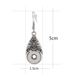 snap sliver Earring fit 12MM snaps style jewelry KS1181-S