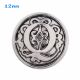 12mm Q Antique snaps Silver Plated KS5019-S snap jewelry