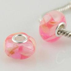 S925 Shell beads with poly mixed