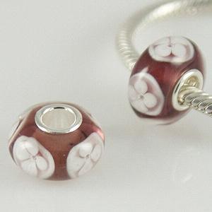 partner S925 murano lampwork glass beads