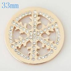33 mm Alloy Coin fit Locket jewelry type020