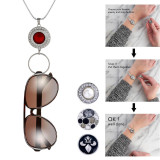 snap Pendant with rhinestone fit 20MM snaps style jewelry KC0403
