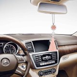 28mm stainless steel car perfume aromatherapy essential oil Pendant breathable air freshener decorative
