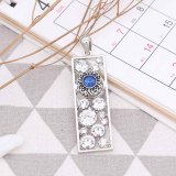snap sliver Pendant fit 12MM snaps style jewelry KS0367-S