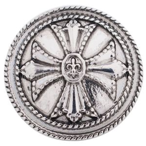 20MM Cross snap Antique Silver plated KC5188 interchangable snaps jewelry