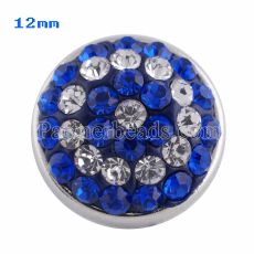 Small size snaps Style chunks with blue rhinestone KS2708-S
