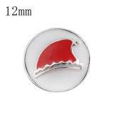 12mm Christmas cat Small size snaps for chunks jewelry