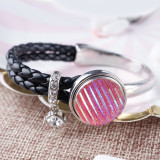 18MM Round snap Alloy pink resin KB2238 interchangeable snaps jewelry