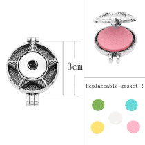 30MM alloy Aromatherapy/Essential Oil Diffuser Perfume snap jewelry fit 20MM chunks pendant with 1pc 20mm discs as gift