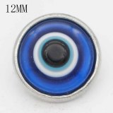 12mm Small size faceted blue Plastic KS6388-S snaps jewelry