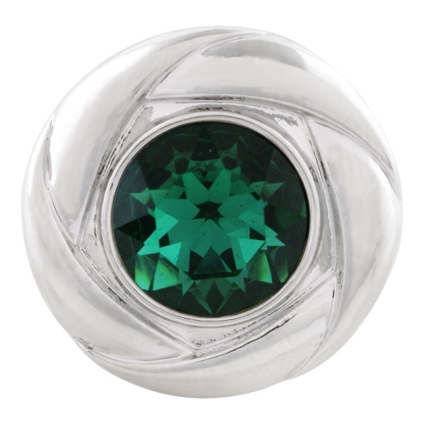 20MM snap May birthstone deep green KC5679 interchangable snaps jewelry