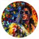 20MM Painted Michael Jackson design enamel metal C5815 print snaps jewelry