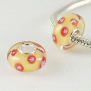 partner S925 murano lampwork glass beads