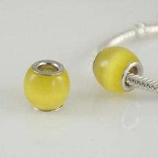 S925 natural Cat-eyes beads