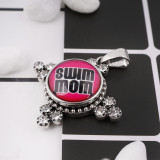 20MM snap glass Swim mother C0998 interchangeable snaps jewelry