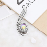20MM design snap Silver Plated with  rhinestone KC9927 snaps jewelry