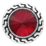 20MM snap Jan. birthstone deep red KC6574 interchangable snaps jewelry