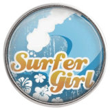 20MM snap glass Surfer girl C0856 interchangeable snaps jewelry