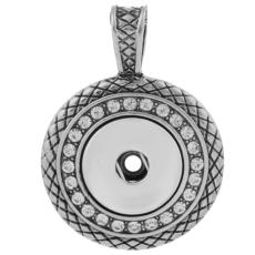 Pendant of necklace fit snaps style 18mm chunks jewelry