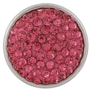 18mm Sugar snaps Alloy with rose rhinestones KB2314 snaps  jewelry