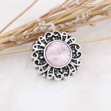 12MM snap Oct. birthstone pink KS6385-S interchangable snaps jewelry