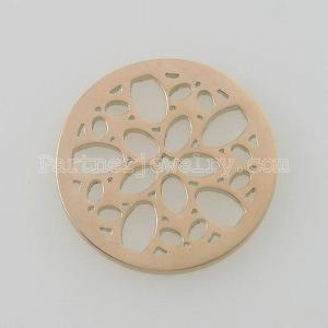 25MM stainless steel coin charms fit  jewelry size