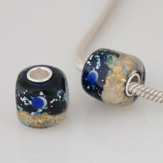 13*14mm partner S925 murano lampwork glass beads