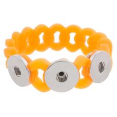 3 Buttons Silicone Stretch bracelet