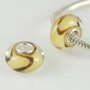 partner S925 murano lampwork glass beads