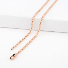 46CM Stainless steel Rose Gold Plating small Beads Chain fit all jewelry