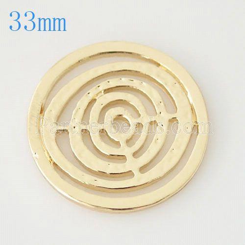 33 mm Alloy Coin fit Locket jewelry type021
