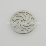 25MM stainless steel coin charms fit  jewelry size wheels