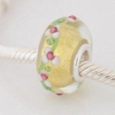 partner S925 murano lampwork glass beads