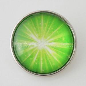 20MM snap glass green Aurora KB2867-N interchangable snaps jewelry