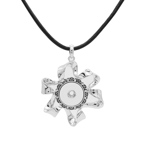 pendant Necklace with 80CM Cortex chain KC1304 fit 20MM chunks snaps jewelry
