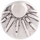20MM sunshine snap button Antique Silver Plated KC5004 snap jewelry