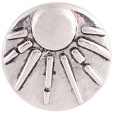 20MM sunshine snap button Antique Silver Plated KC5004 snap jewelry