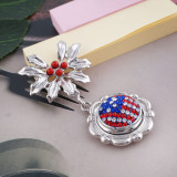 18mm Sugar snaps Alloy with rhinestones KB2409-AA snaps jewelry