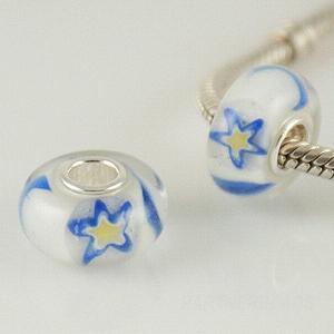 partner S925 murano lampwork glass beads